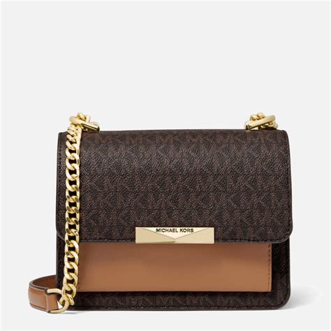 jade gusset michael kors|Jade Large Leather Crossbody .